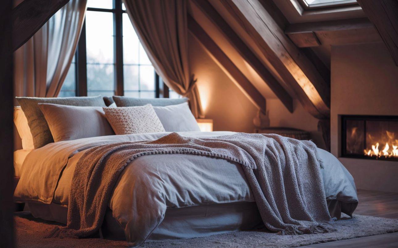 Κουρτίνες με βάρος και έμμεσες πηγές φωτός συνθέτουν ένα ζεστό περιβάλλον/ Φωτογραφία: Shutterstock