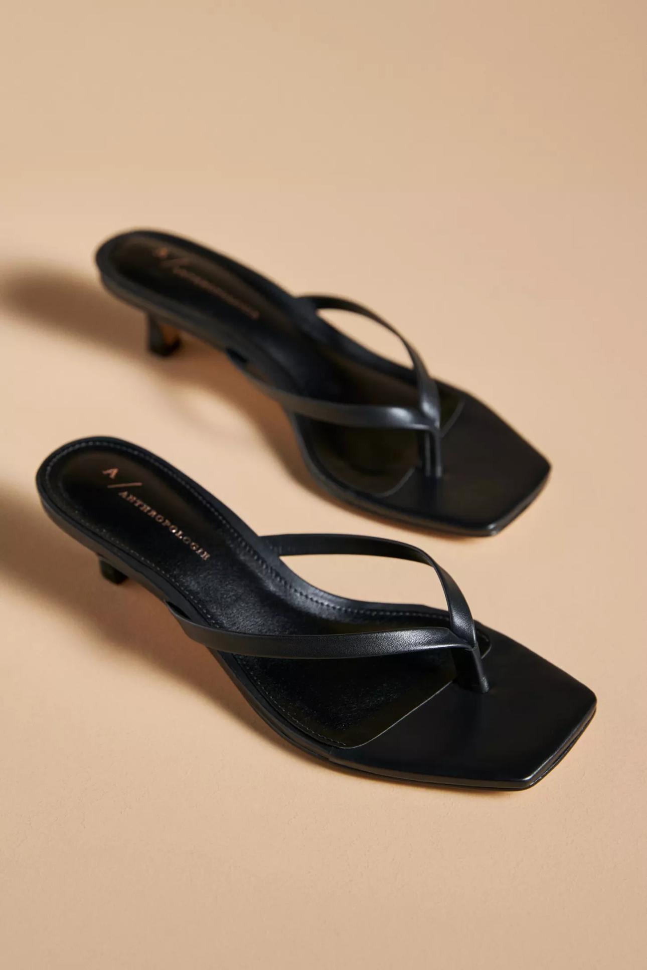 Μαύρα σανδάλια Anthropologie