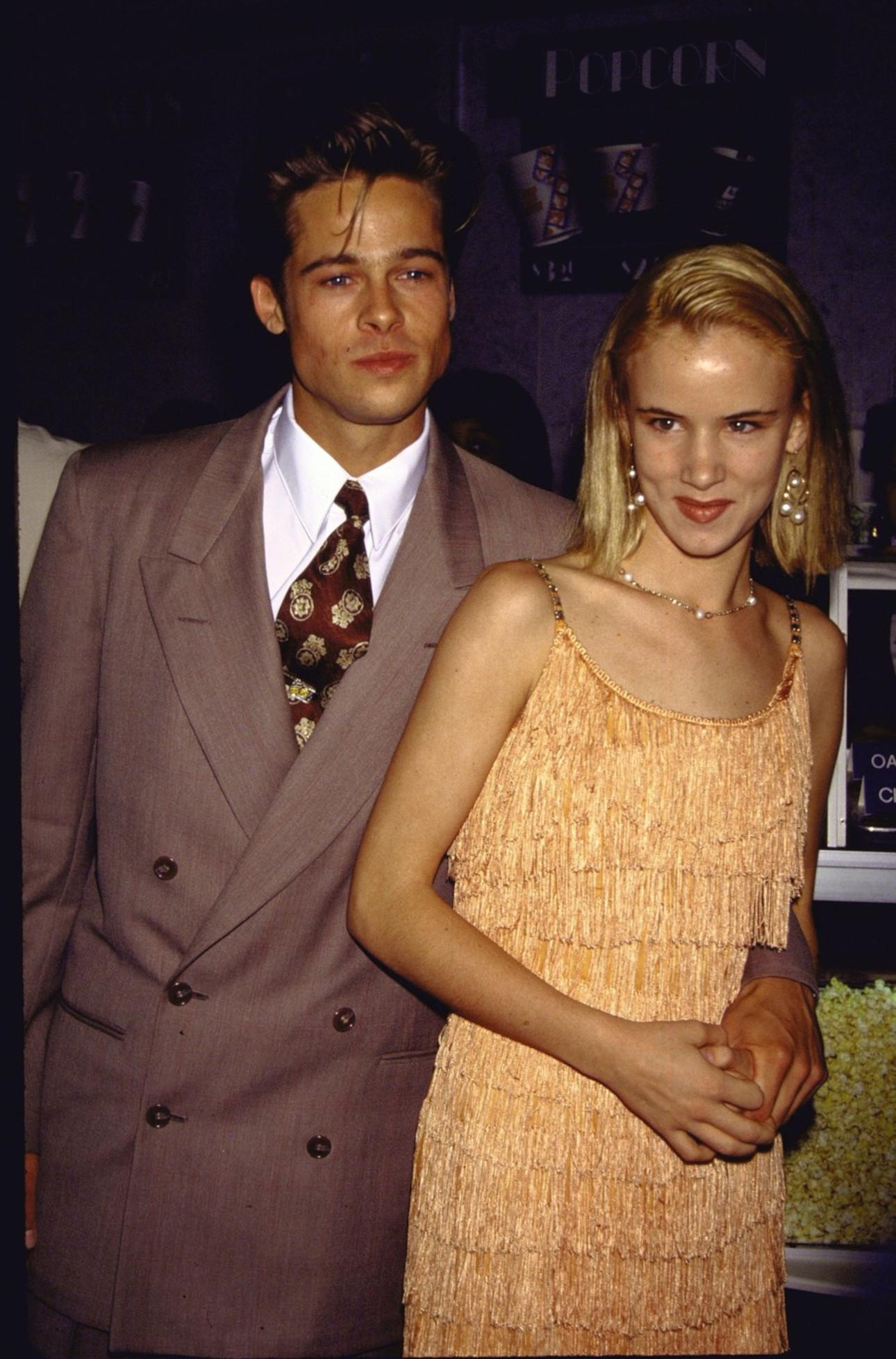 Ο Μπραντ Πιτ με τη Τζούλιετ Λιούις/Φωτογραφία: Profimedia