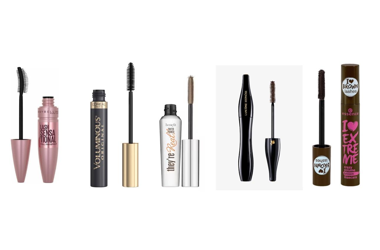 Maybelline Lash Sensational σε Brownish BlackL’Oréal Paris Voluminous Original BrownBenefit They’re Real! BrownLancôme Hypnôse Drama BrownEssence I Love Extreme Volume Mascara Brown