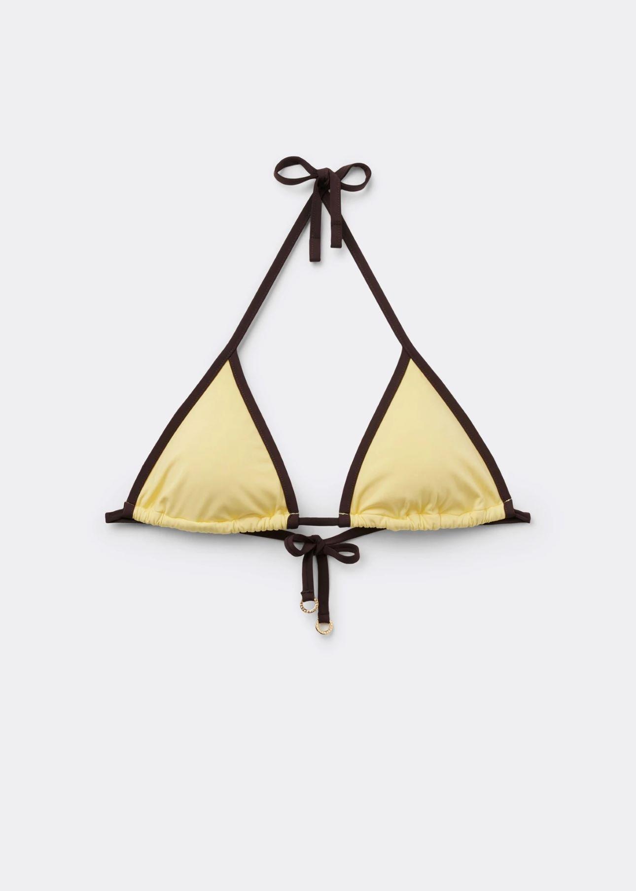 Triangle Bikini Top Bicolor Piping/ Φωτογραφία: Calzedonia 