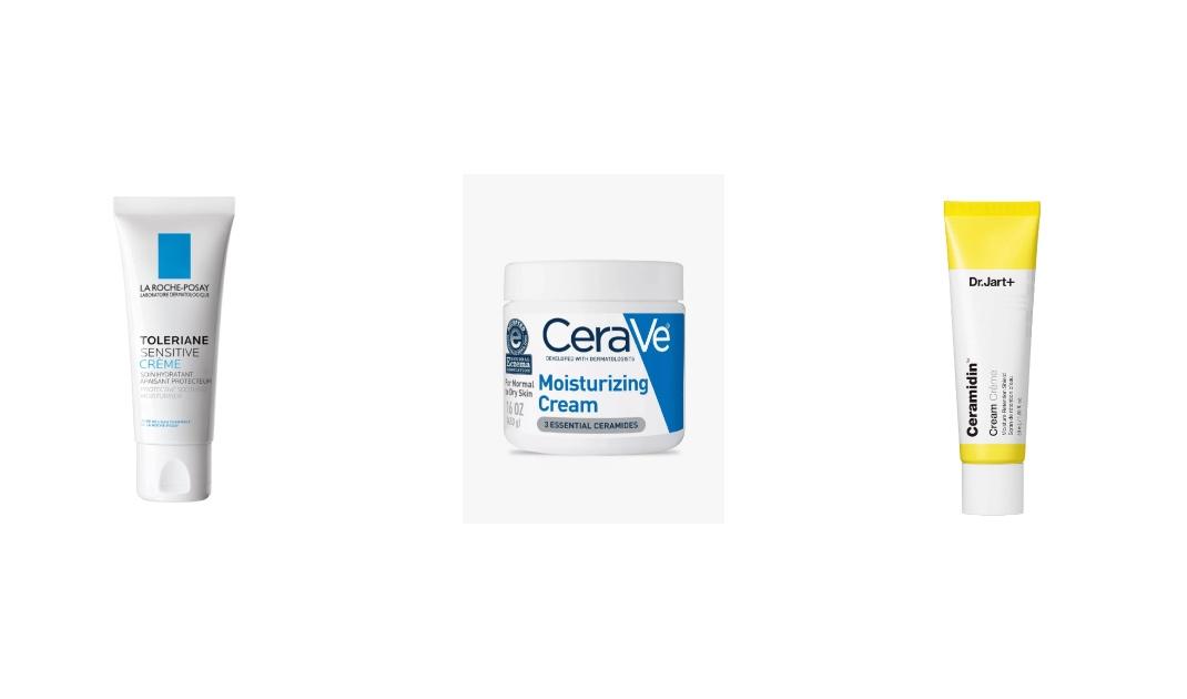 La Roche-Posay Toleriane Sensitive CreaCeraVe Moisturizing cream with 3 essential ceramidesDr Jart+ Ceramidin