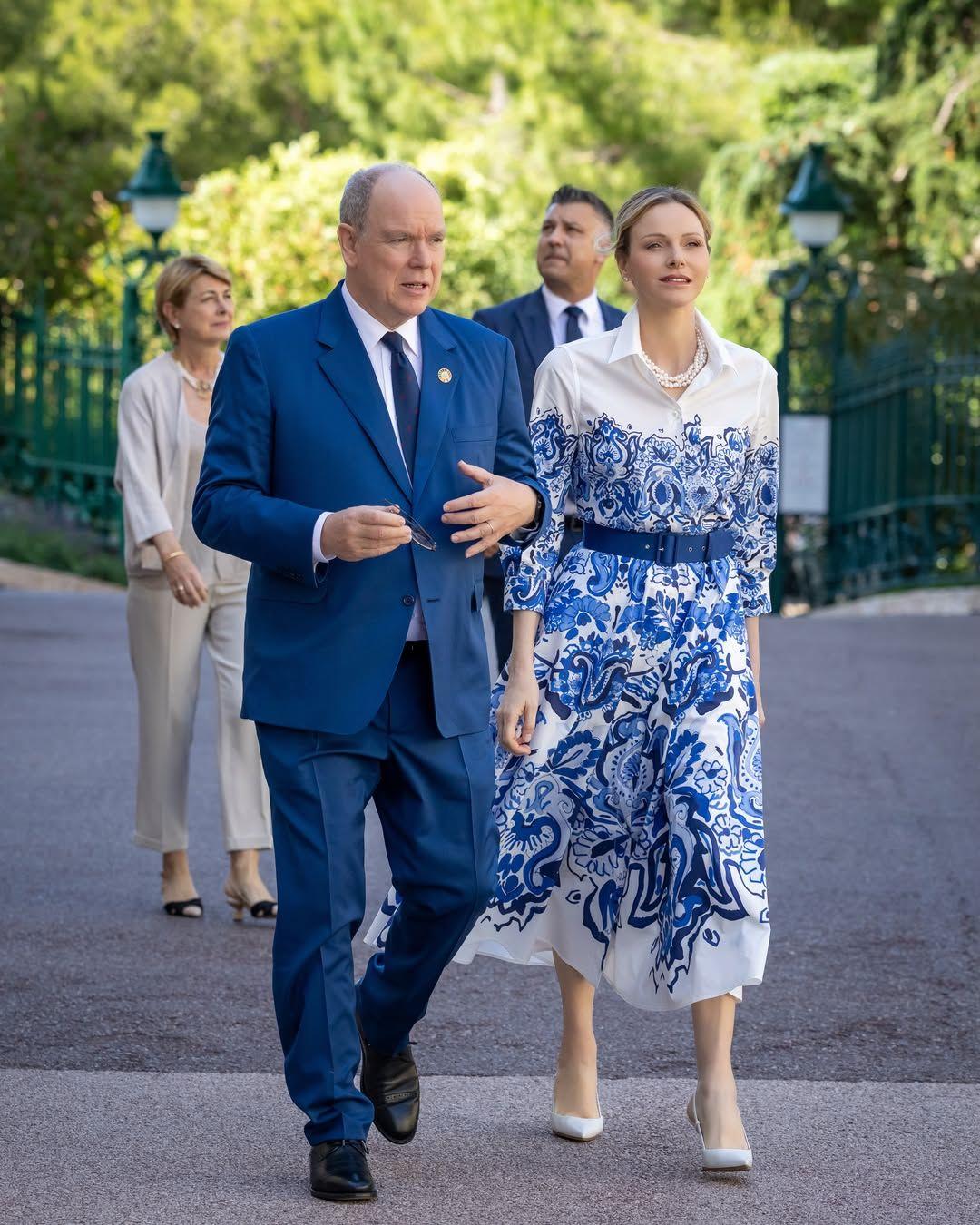 Πρίγκιπας Αλβέρτος, πριγκίπισσα Σαρλίν/ Φωτογραφία: Instagram/ @palaisprincierdemonaco 