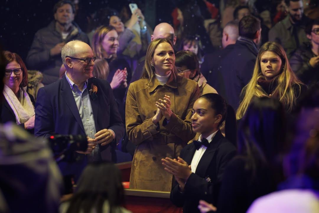 Η πριγκίπισσα Σαρλίν με τον πρίγκιπα Αλβέρτο/ Φωτογραφία: Instagram/ @palaisprincierdemonaco