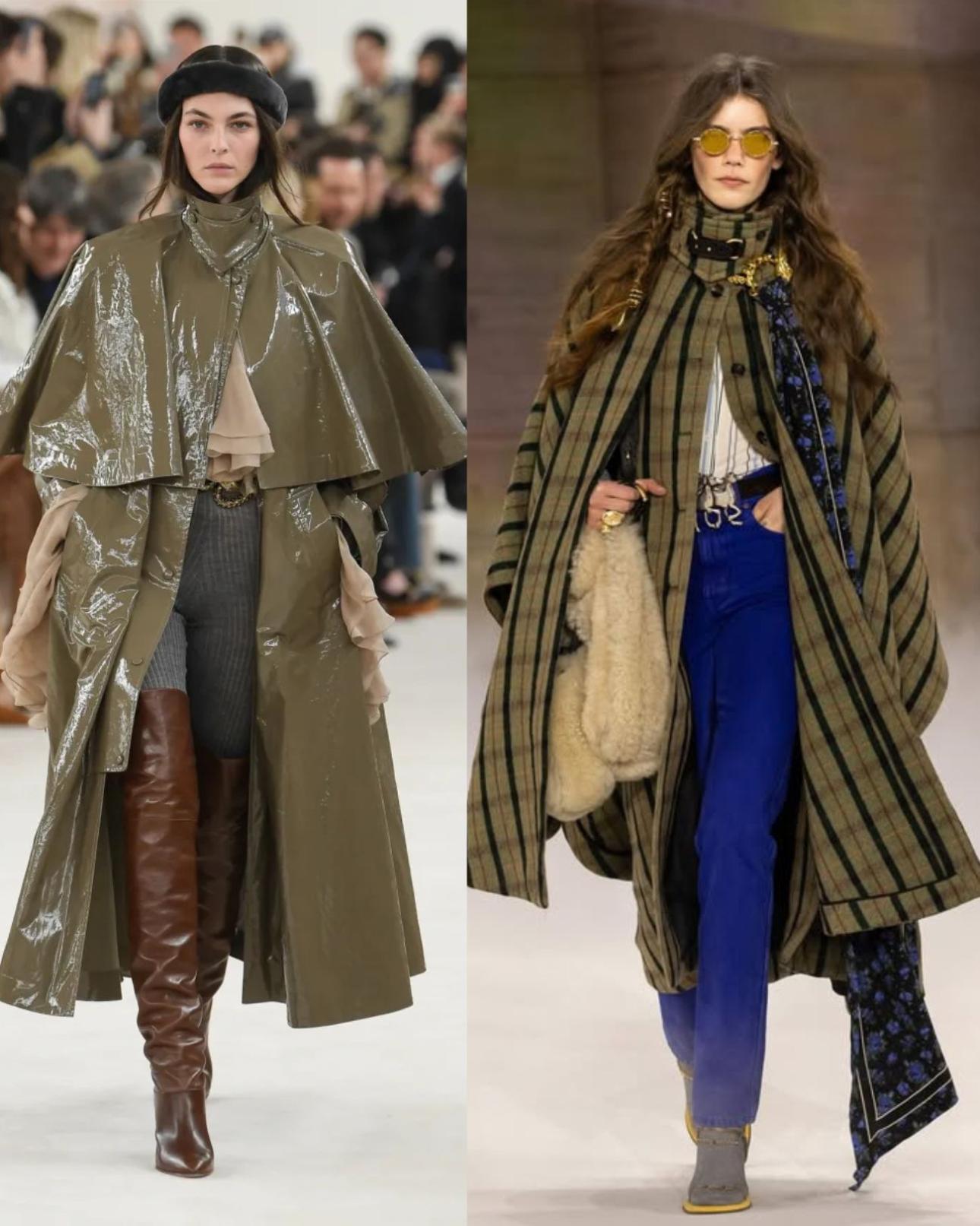 Αριστερά: ©Chloé FW '24 Δεξιά: Chloé FW '26/IG @bella.feoli