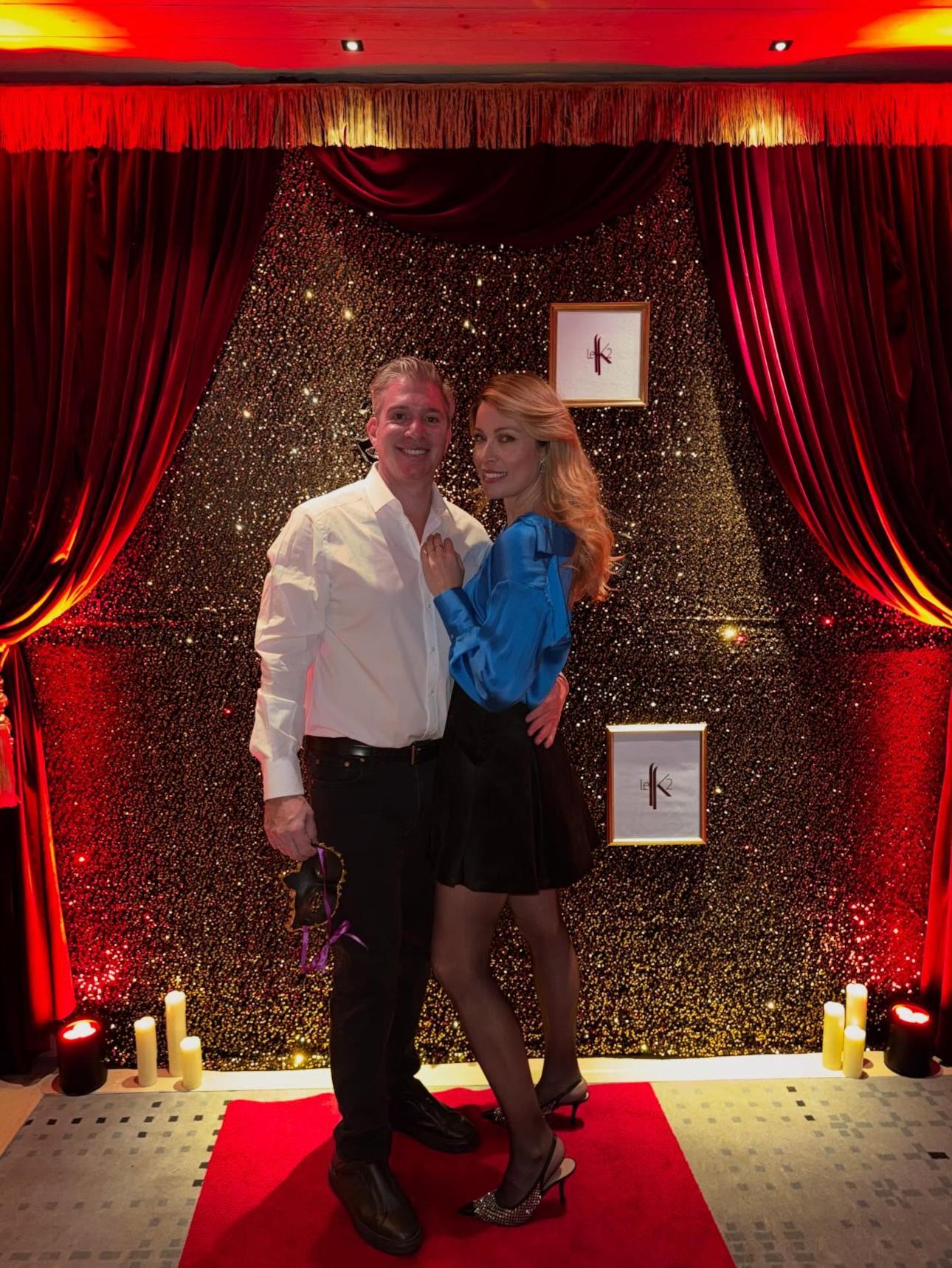 Μαριέττα Χρουσαλά και Λέων Πατίτσας/Φωτογραφία:Instagram @mariettachrousala