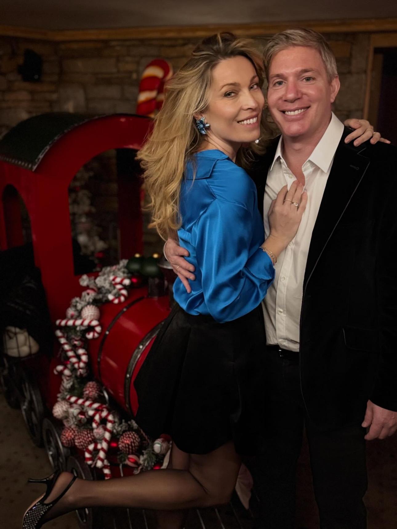 Μαριέττα Χρουσαλά και Λέων Πατίτσας/Φωτογραφία:Instagram @mariettachrousala