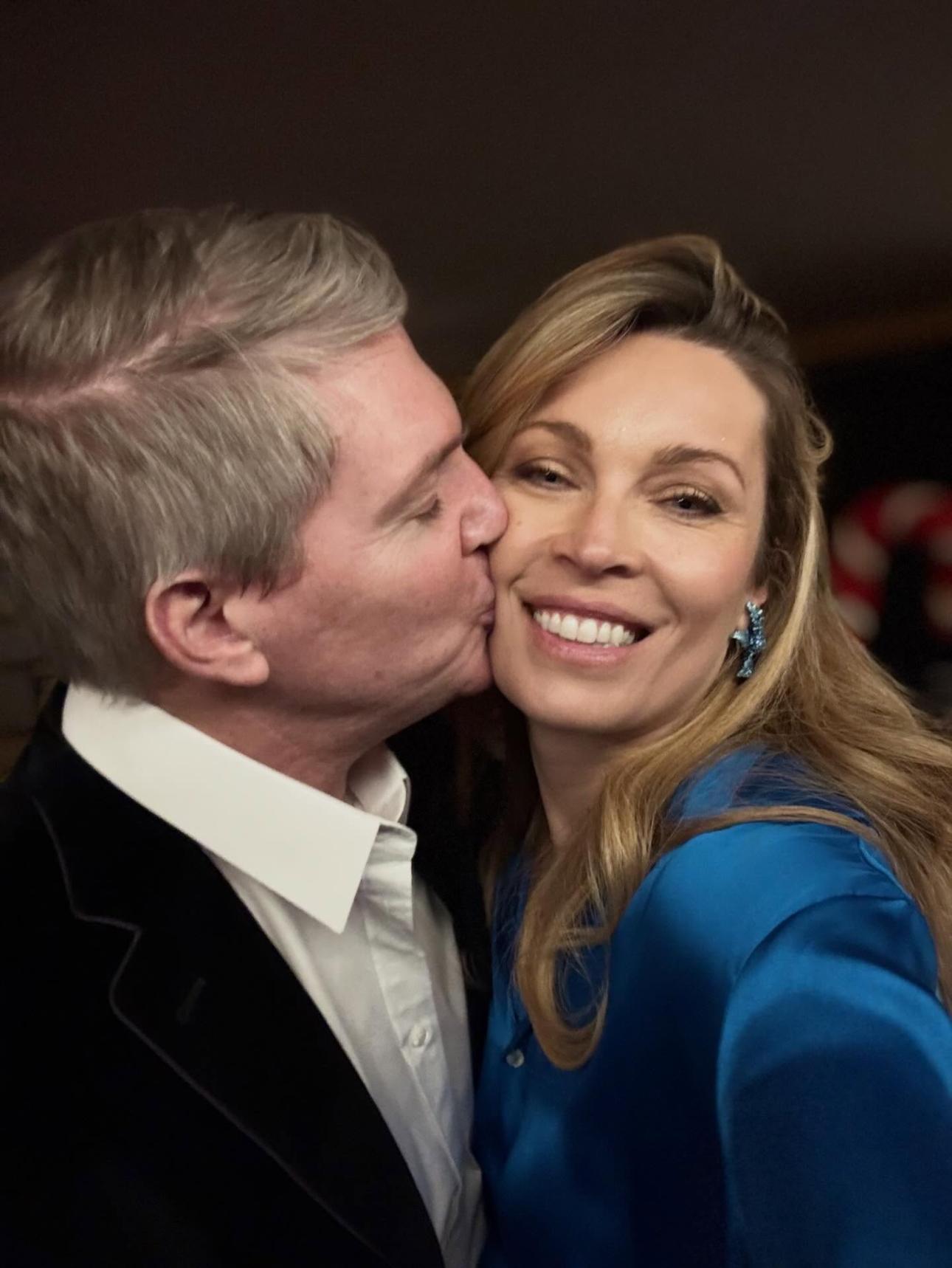 Μαριέττα Χρουσαλά και Λέων Πατίτσας/Φωτογραφία:Instagram @mariettachrousala