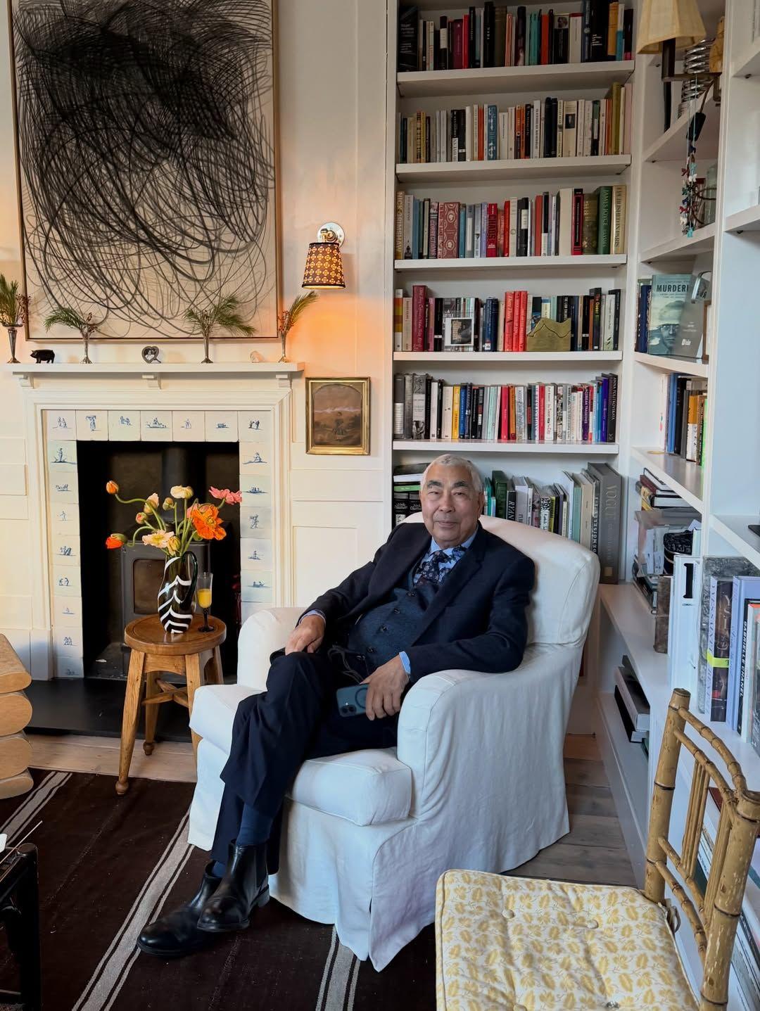 Ο πατέρας της Αλέξα Τσανγκ/ Φωτογραφία: Instagram/ @alexachung 