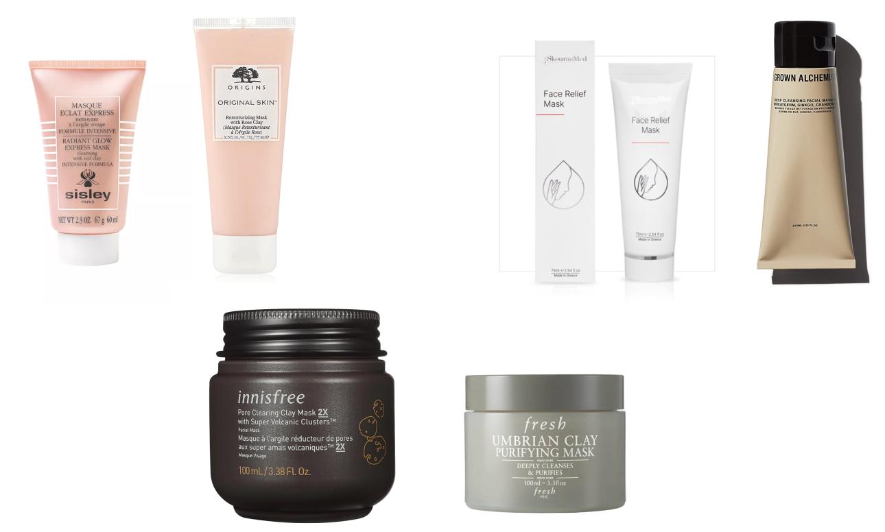 Sisley MasqueOrigins Original SkinSkourasMed Face Relief MaskGrown Alchemist Clay Maskinnisfree Pure Clearing Clay Maskfresk Umbrian Clay Purifying Mask