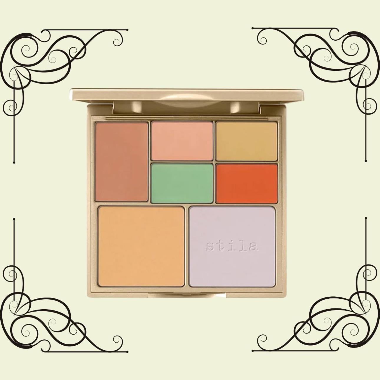 Correct &amp; Perfect All In One Correcting Palette, Stila: Με έξτρα ροζ απόχρωση που χαρίζει φωτεινότητα και σκούρο πορτοκαλί για τους έντονους μαύρους κύκλους.