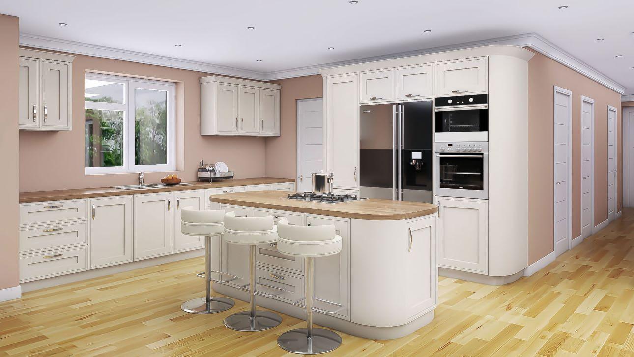 Οι νησίδες με στρογγυλεμένες άκρες είναι η νέα τάση στις κουζίνες/ Φωτογραφία: Shutterstock