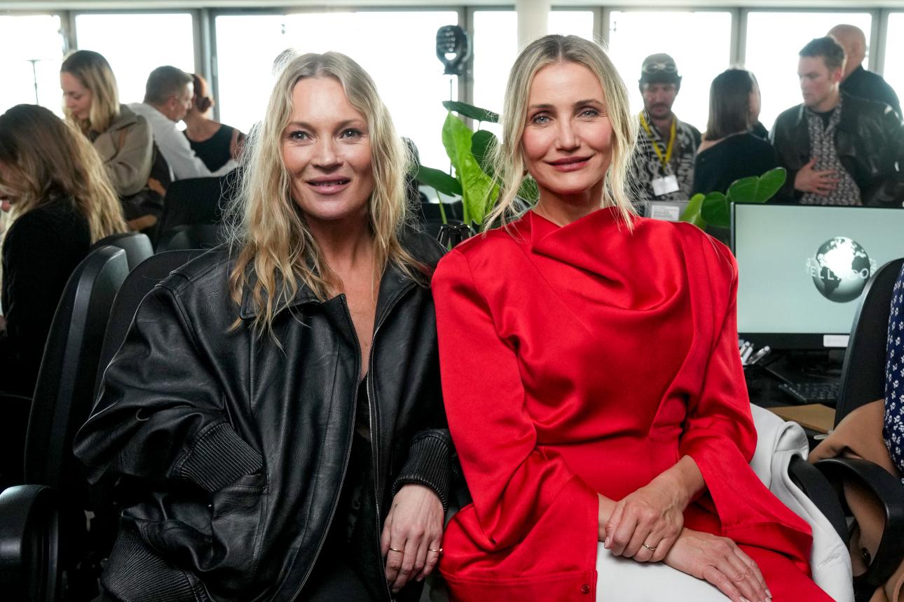 Η Κάμερον Ντίαζ με την Κέιτ Μος/ Φωτογραφία: AP 