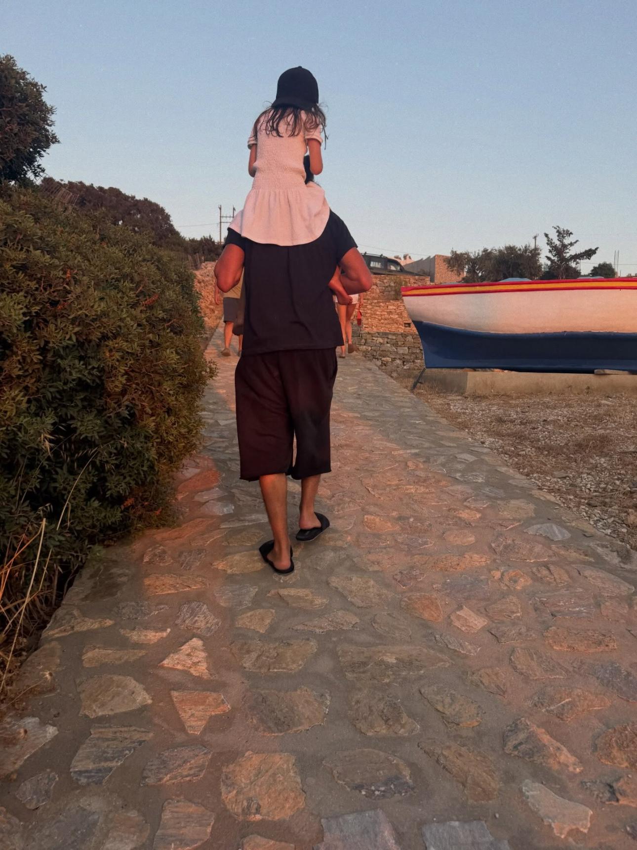 Ο Δημήτρης Θεοδωρίδης με την κόρη του, Ανασταστία/ @dutchesss_