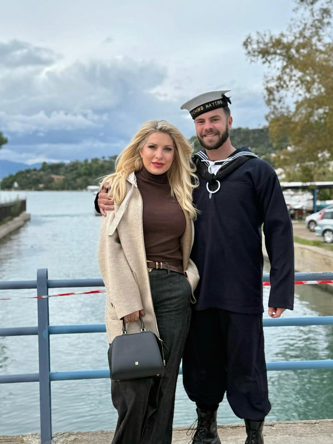 Ελένη Μενεγάκη, Άγγελος Λάτσιος/ Φωτογραφία: Instagram/ @elenimenegaki