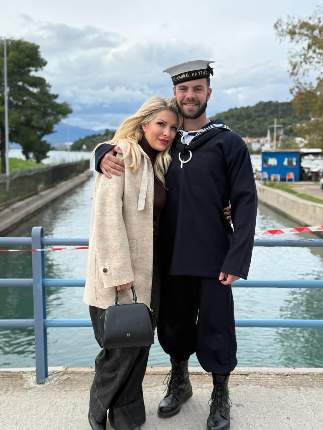 Ελένη Μενεγάκη, Άγγελος Λάτσιος/ Φωτογραφία: Instagram/ @elenimenegaki