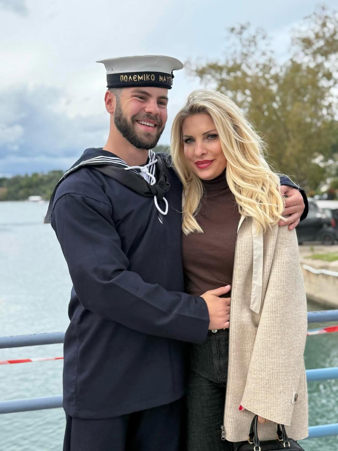 Ελένη Μενεγάκη, Άγγελος Λάτσιος/ Φωτογραφία: Instagram/ @elenimenegaki