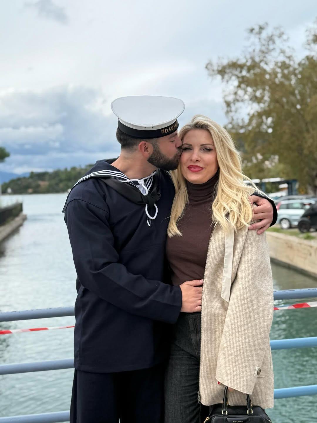 Ελένη Μενεγάκη, Άγγελος Λάτσιος/ Φωτογραφία: Instagram/ @elenimenegaki