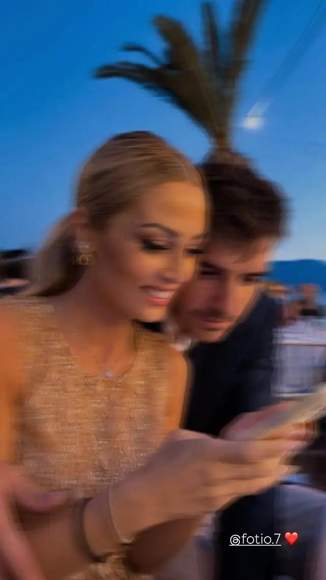 Η Ελένη Βουλγαράκη με τον Φώτη Ιωαννίδη
