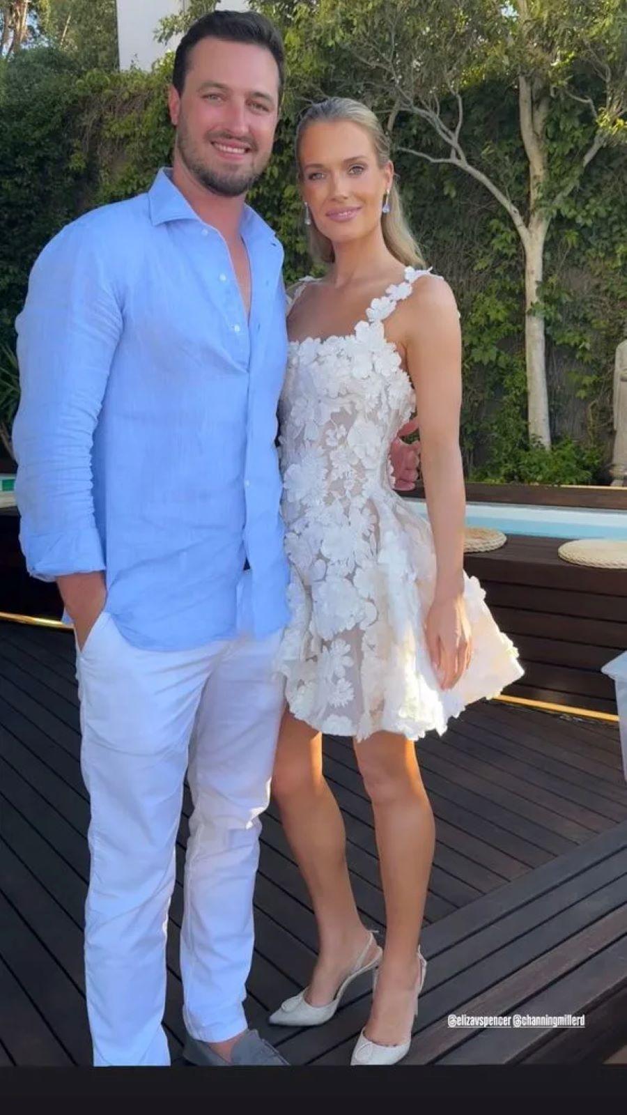 Η Ελίζα Σπένσερ με τον αρραβωνιαστικό της, Τσάνινγκ Μίλερντ/ Φωτογραφία: Instagram/ @elizavspencer