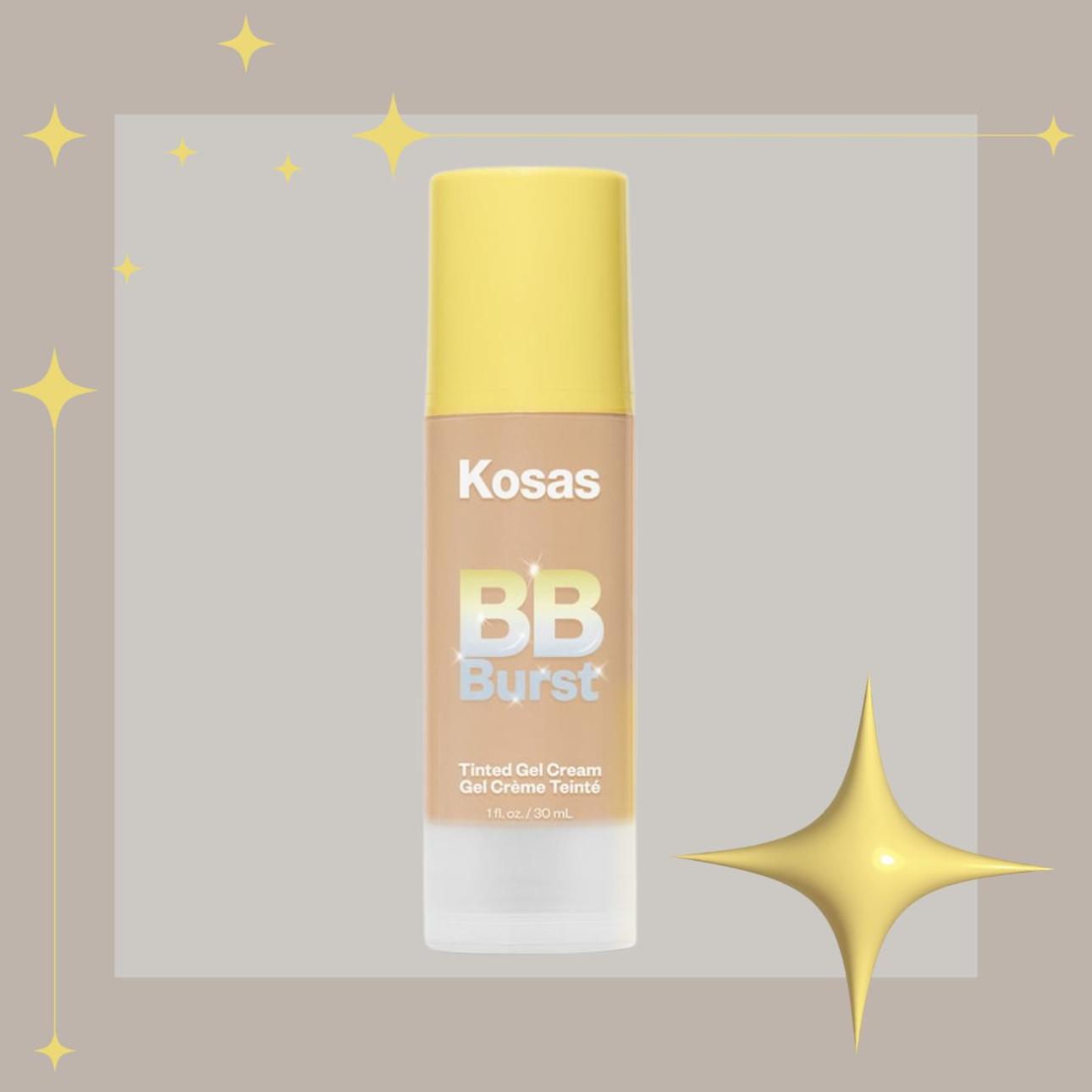 BB Burst 24 Medium Warm, Kosas / Με τεχνολογία τριπλής ενυδάτωσης για την ενίσχυση του δερματικού φραγμού, πεπτίδια χαλκού που διεγείρουν την παραγωγή κολλαγόνου και οξείδιο του ψευδαργύρου για τη μείωση της ερυθρότητας.