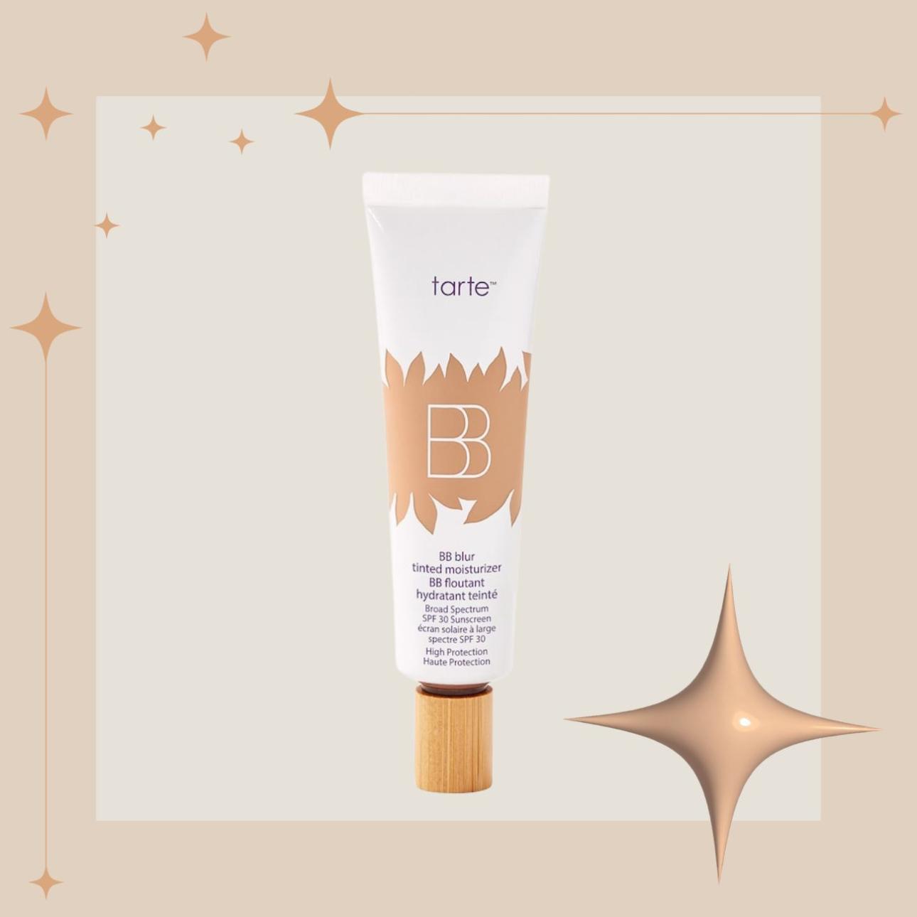 BB Blur Medium, Tarte / Με SPF 30 και σύμπλεγμα triple-B™ για διάχυση του φωτός και ελαχιστοποίηση της εμφάνισης λεπτών γραμμών, ρυτίδων, πόρων.