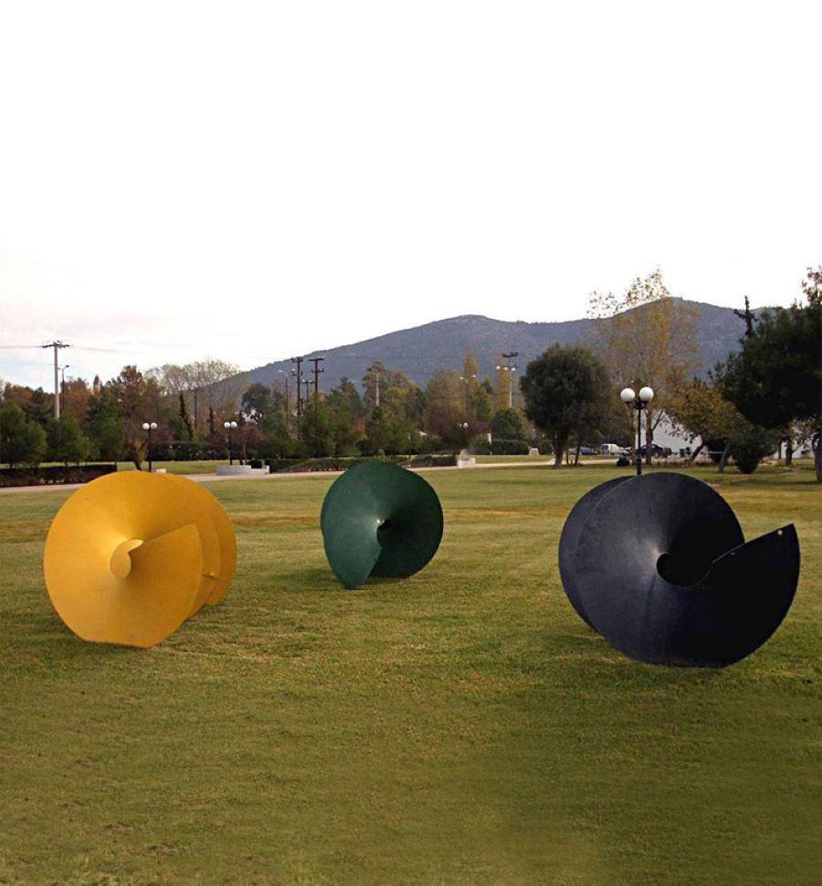 «Spheres Spirales», έργο του Takis/ Φωτογραφία: Takis Foundation