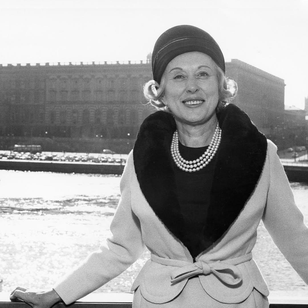 Η Estée Lauder, μητέρα του Leonard Lauder, το 1963, σε ηλικία 55 ετών/ Φωτογραφία: Instagram/ @thecompanyikeepbook