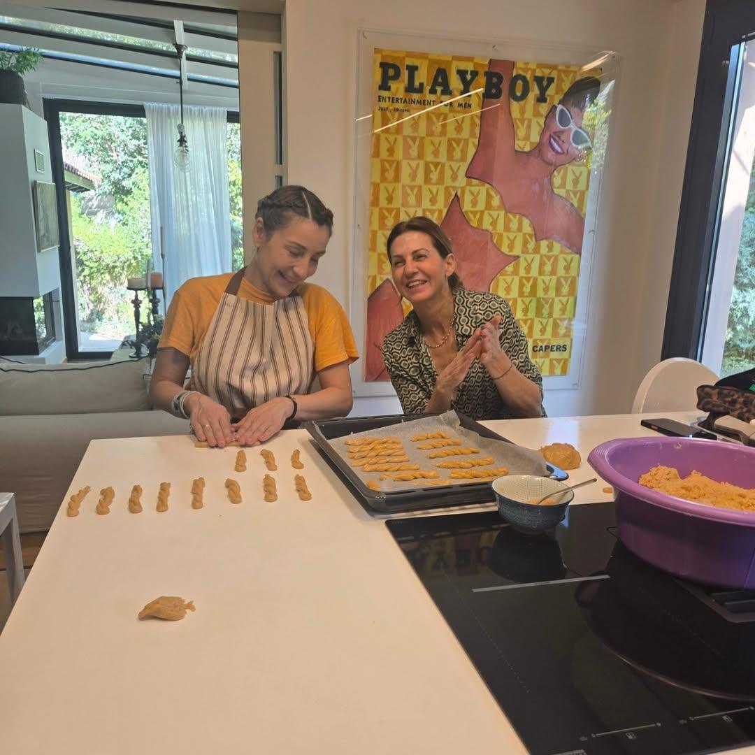 H Eυδοκία Ρουμελιώτη με φίλη της / Ιnstagram @﻿evdokia.roumelioti 