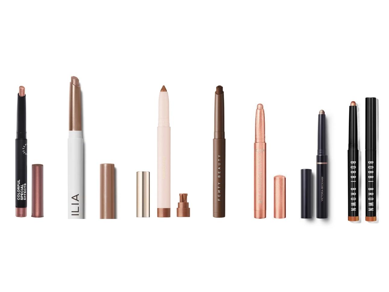 Sephora Collection Colorful Special EffectsILIA Eye Stylus Shadow StickRare Beauty All of the Above Shadow StickFenty Beauty Shadowstix Longwear Eyeshadow StickL'Oreal Paris Paradise Le Shadow Stick EyeshadowVictoria Beckham Longwear Eyeshadow StickBobbi Brown Long-Wear Cream Shadow Stick