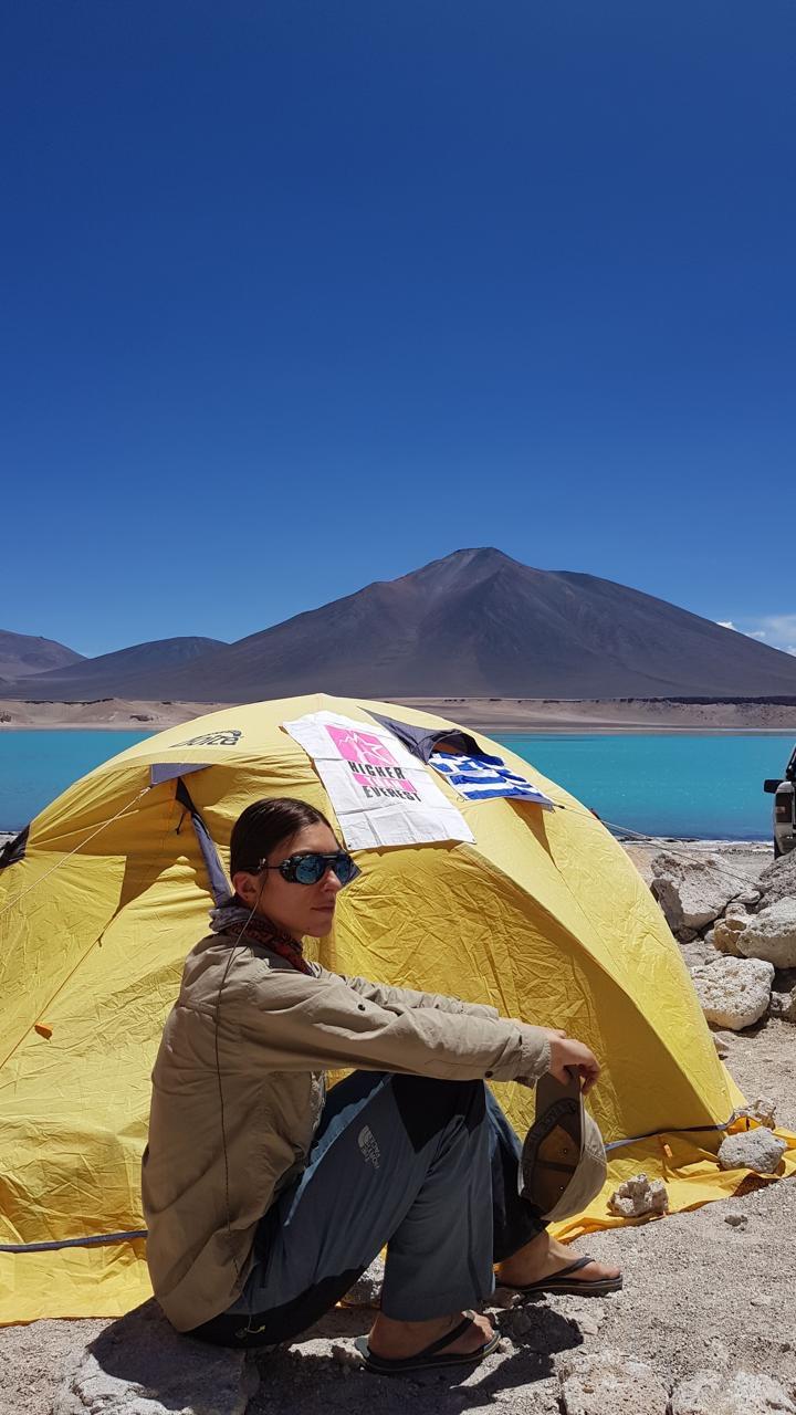 "Στη σκηνή μου τα βράδια έχω κλάψει πάρα πολύ. Από φόβο. Από μοναξιά."