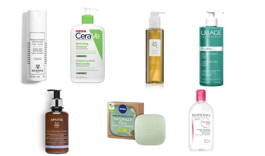 Sisley Paris Exfoliating Enzyme MaskCeraVe Hydrating CleanserBeauty of Joseon Facial Oil CleanserTriage HyseacApivita Cleansing FoamNivea Naturally CleanBioderma Micellair