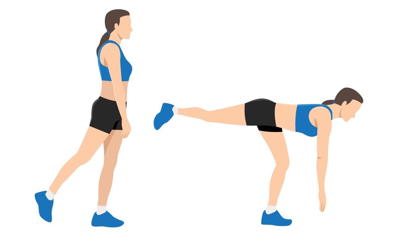   Η κίνηση προς τα εμπρός με σφιγμένο τον κορμό αναγκάζει τους κοιλιακούς να ελέγχουν την κίνηση. Φωτογραφία: Shutterstock 