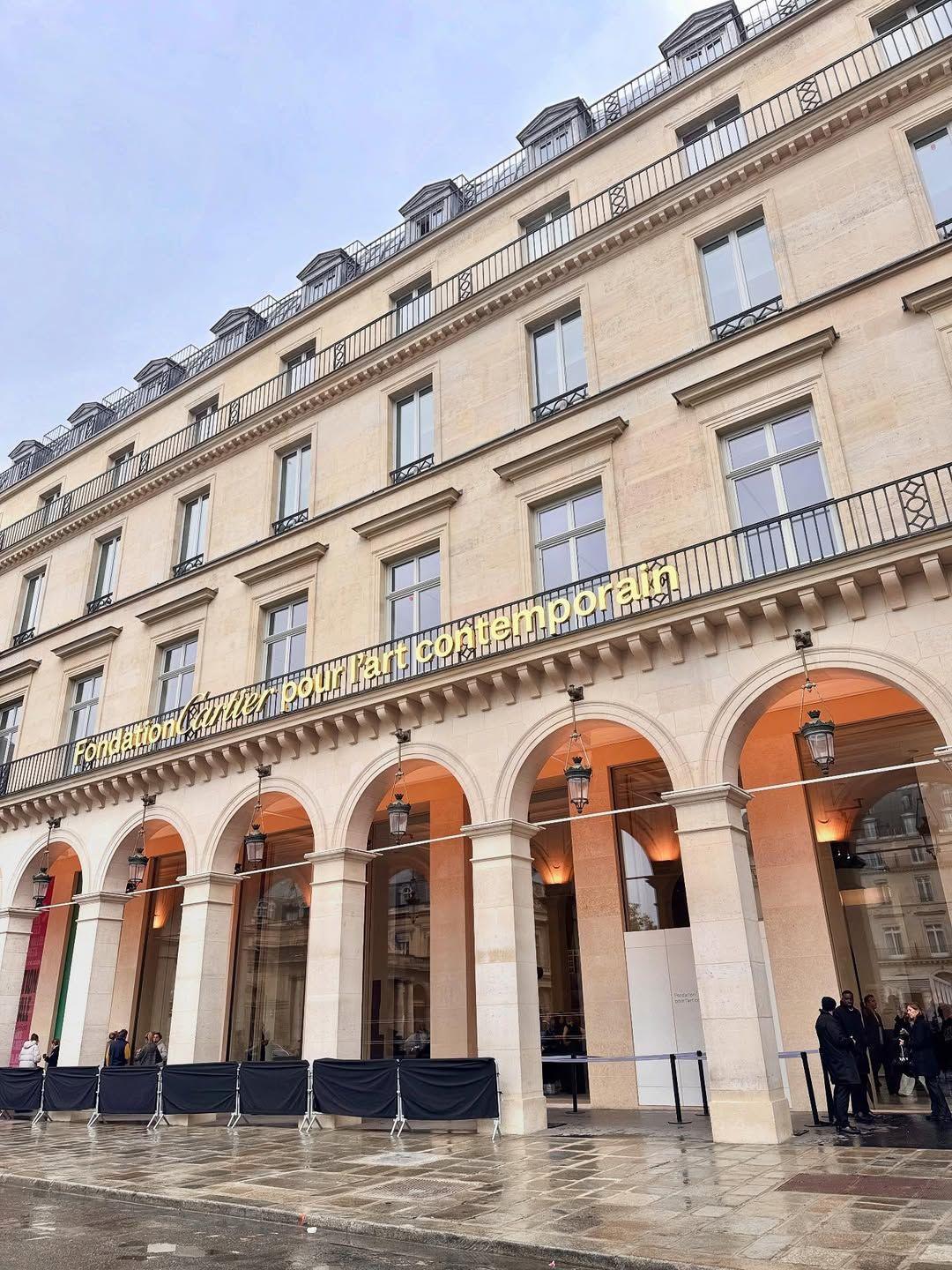 Η πρόσσψη του Fondation Cartier/ Φωτογραφία: Instagram/ @fondationcartier
