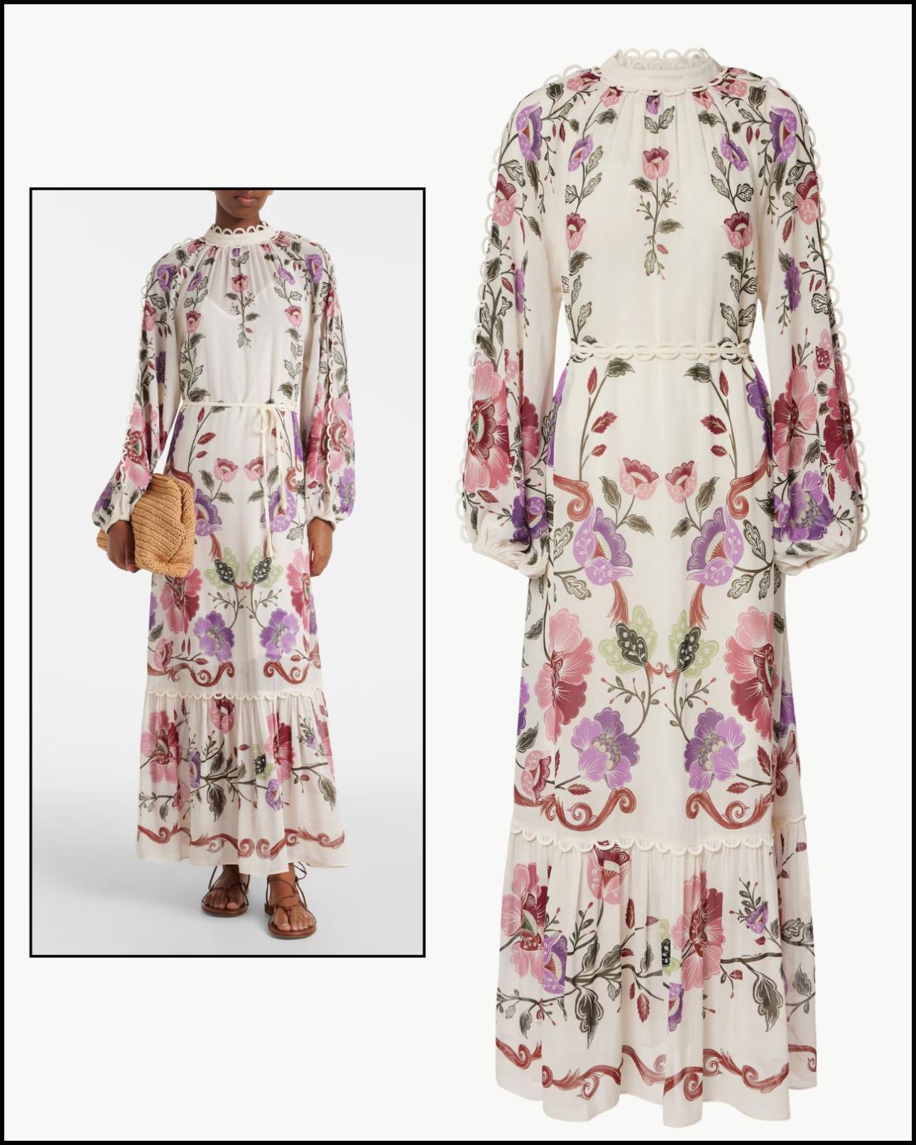 Εμπριμέ, μακρύ φόρεμα, €420, Farm Rio, mytheresa.com