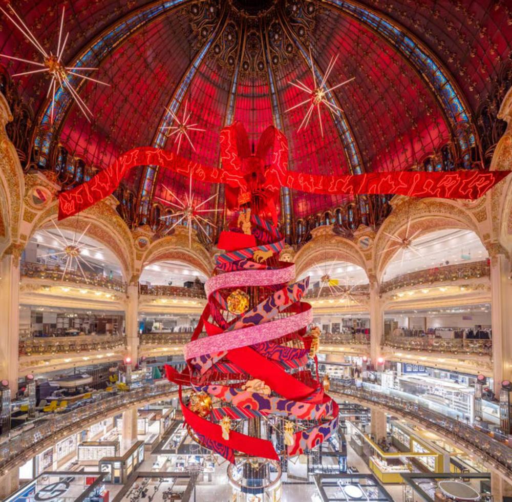 Ο στολισμός στο πολυκατάστημα Galerie Lafayette/ Φωτογραφία: Galeries Lafayette 