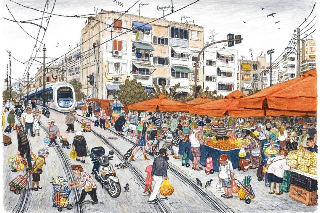 H περιοχή γύρω από τη Νέα Σμύρνη και τον Νέο Κόσμο, τα Σάββατα στη λαϊκή.
