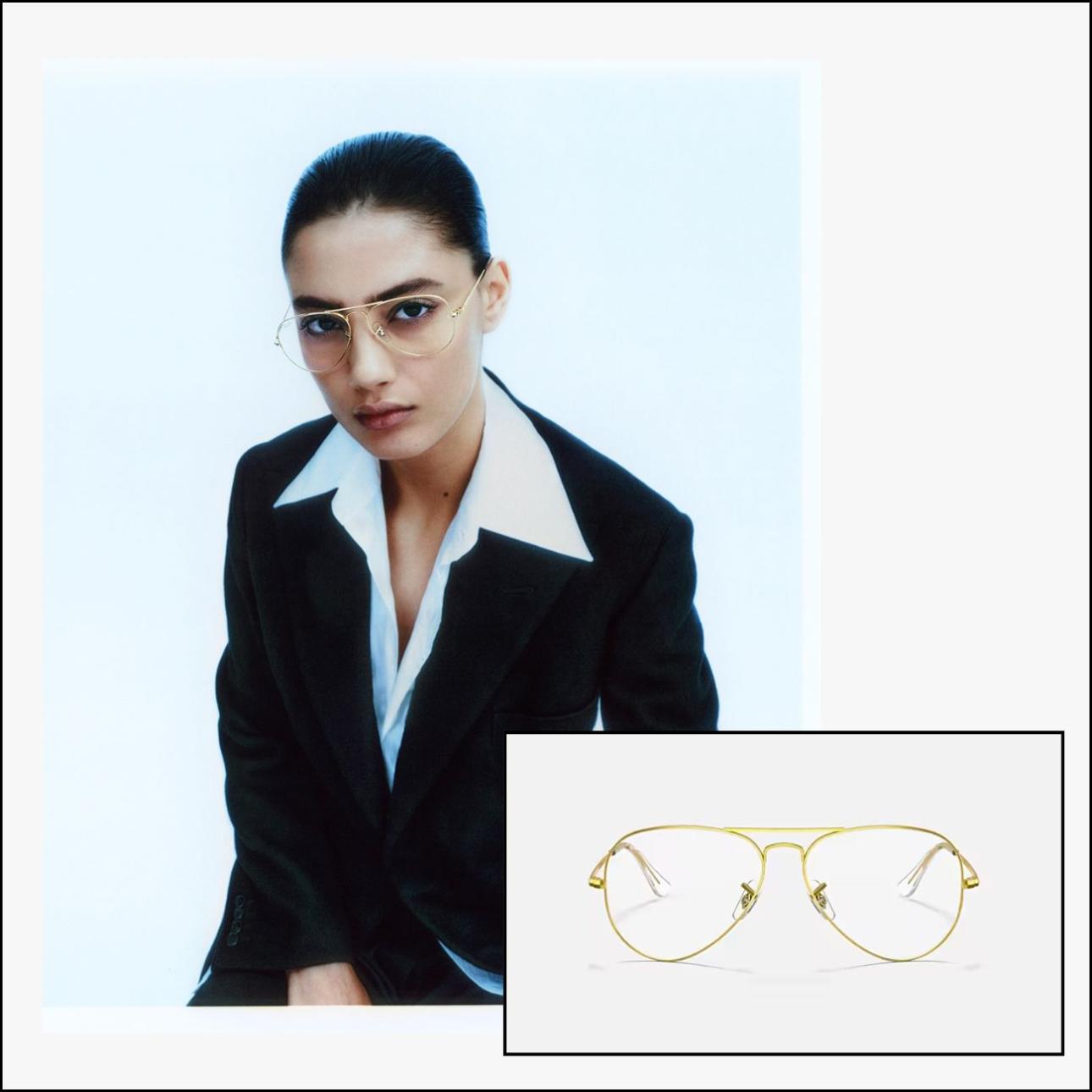 Γυαλιά aviator, €163, Ray Ban, ray-ban.com