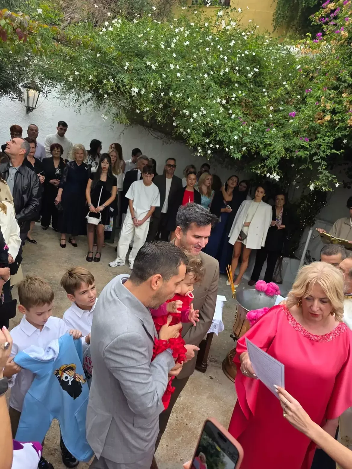Ο Γιάννης Ράπτης με την κόρη του/ @giannisraptis