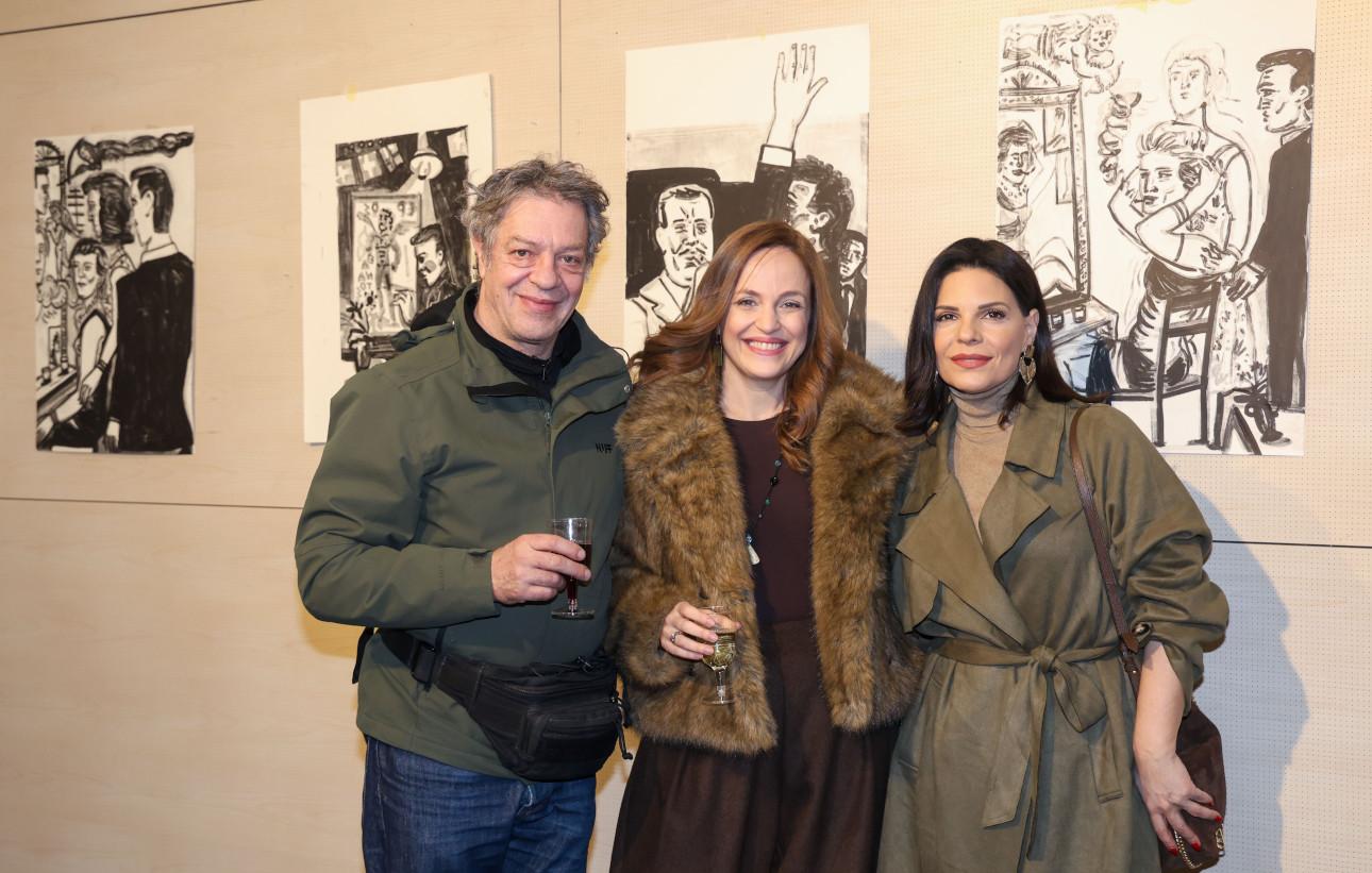 Γιάννης Τσορτέκης,Έλενα Μαυρίδου, Μαρίνα Ασλάνογλου/Φωτογραφία: NDP Photo 