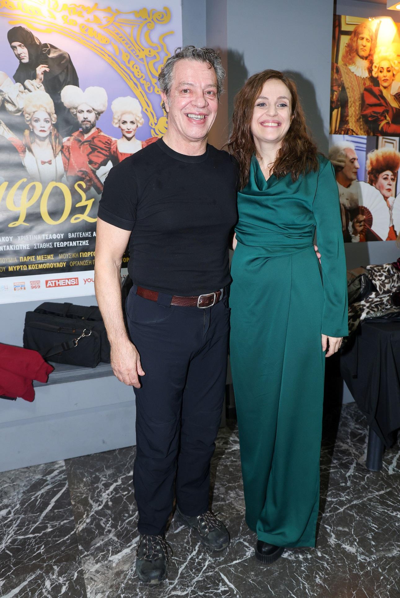 Ο Γιάννης Τσορτέκης με την Έλενα Μαυρίδου/ NDP Photo Agency