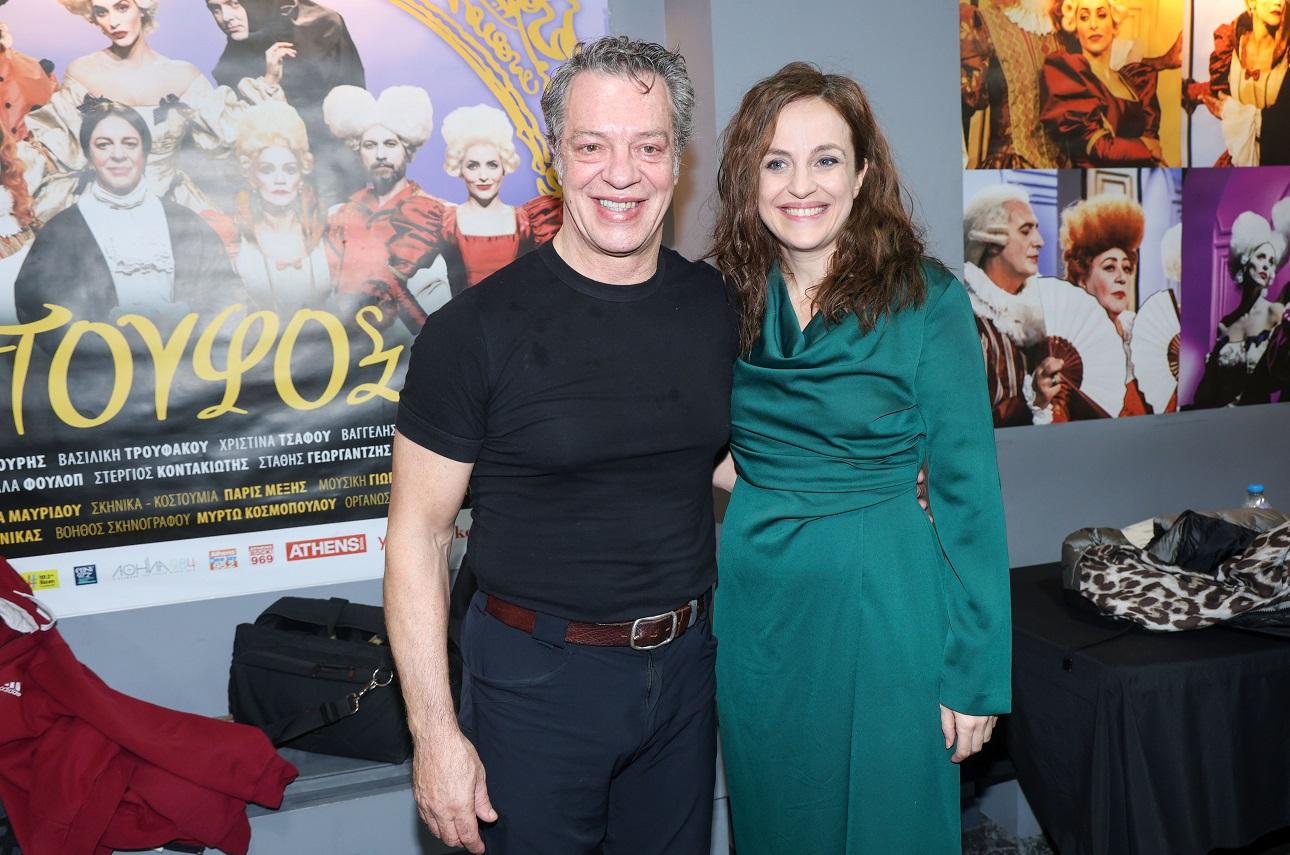 Ο Γιάννης Τσορτέκης με την Έλενα Μαυρίδου/ NDP Photo Agency