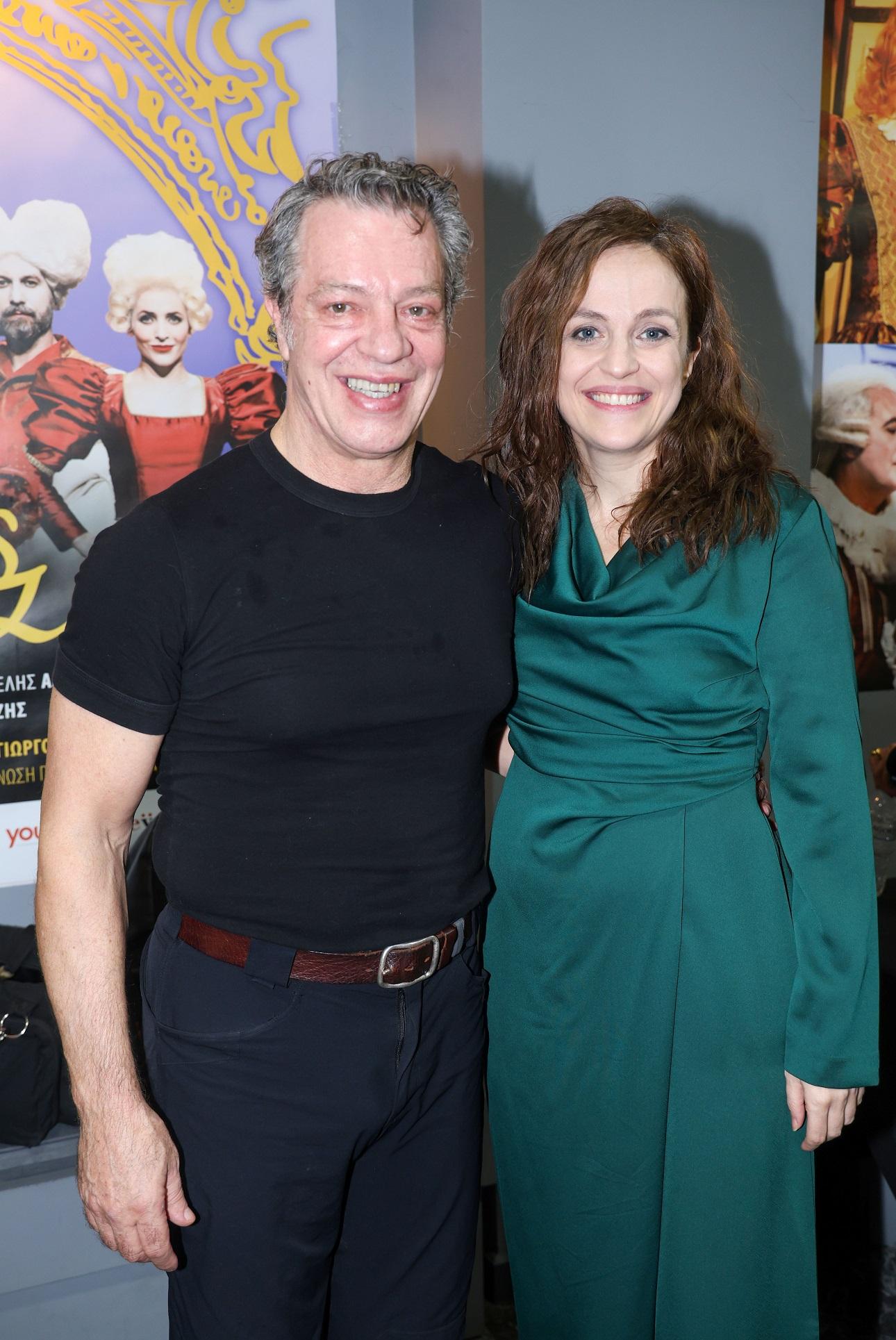 Ο Γιάννης Τσορτέκης με την Έλενα Μαυρίδου/ NDP Photo Agency