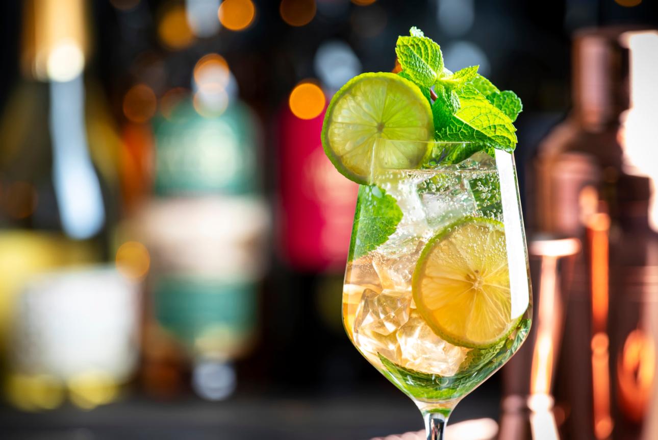Ένα gin tonic έχει λιγότερες θερμίδες από ένα ποτήρι κρασί/Φωτογραφία: Shutterstock