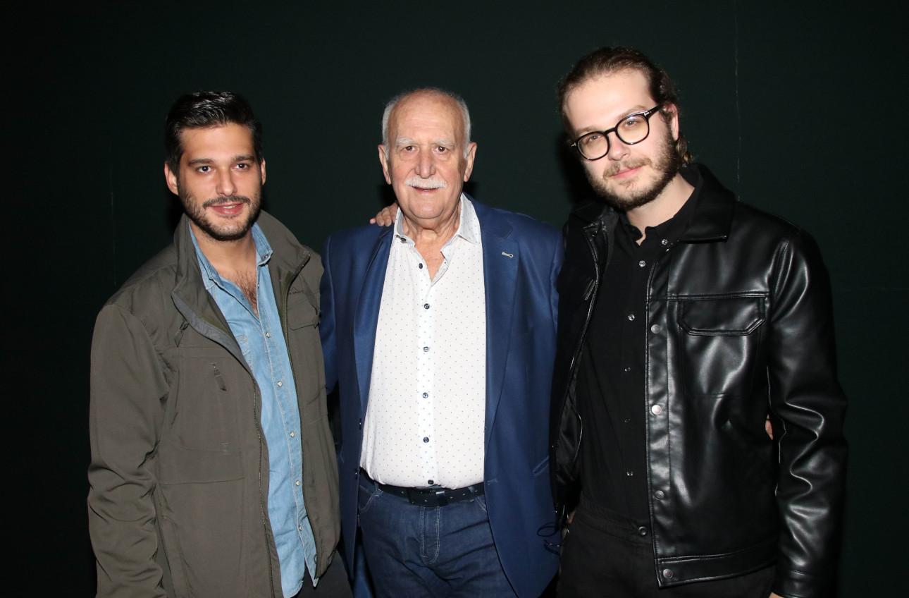 Ο Φοίβος, ο Γιώργος και ο Ιάσονας Παπαδάκης/Φωτογραφία: NDP Photo