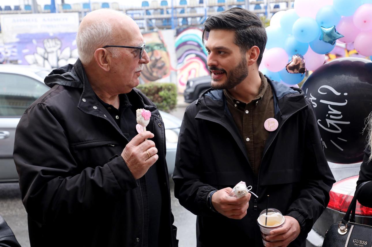 Γιώργος και Φοίβος Παπαδάκης/Φωτογραφία: NDP Photo