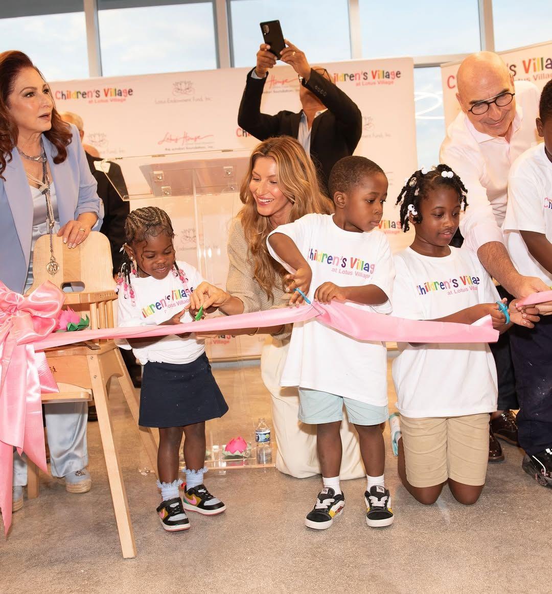 Η Ζιζέλ Μπούντζεν στη φιλανθρωπική εκδήλωση/ Φωτογραφία: Instagram/ @gisele 