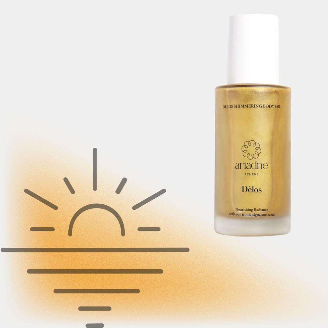 Délos Shimmering Body Oil, Ariadne Athens