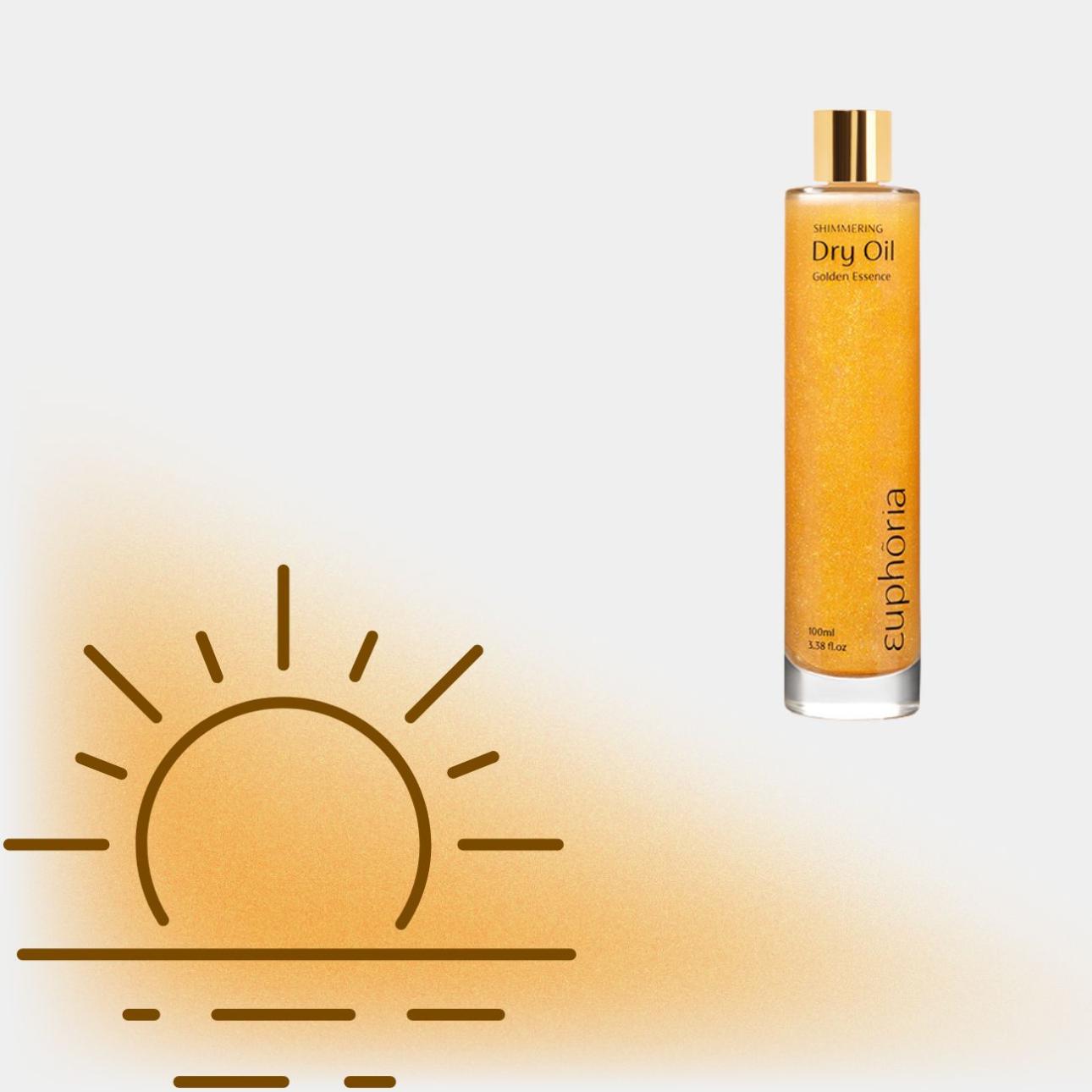 Shimmering Dry Oil Golden Essence, Euphoria 
