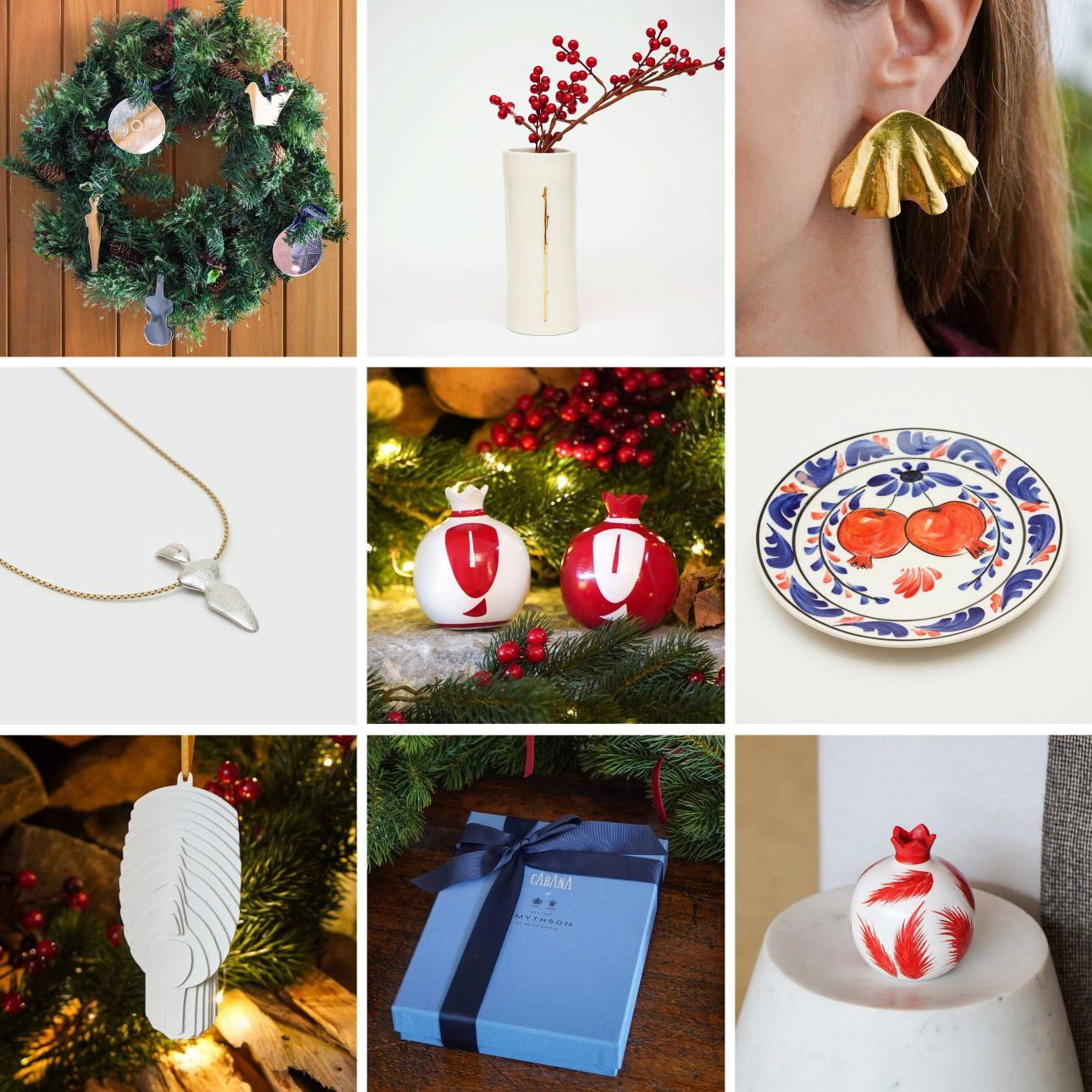 Γούρια, εορτστικά αντικείμενα και στολίδια περιλαβάνοντια στη φετινή συλλογή του μουσείου Κυκλαδικής Τέχνης/ Φωτογραφία: Γιώργος Λαμπρόπουλος © Μουσείο Κυκλαδικής Τέχνης